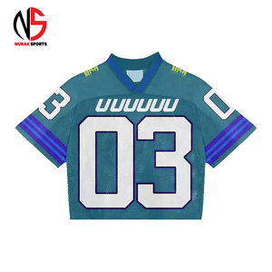 T-shirt ample à col en V pour homme, impression de logo personnalisée, maillot de football en jersey mesh, uniforme de football chez NURAK en 2026 - Product Image 1