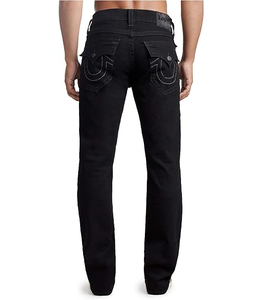 Jeans en denim pour hommes de qualité supérieure, prix de gros, logo personnalisé, coupe droite, slim fit, pantalons décontractés, OEM en gros pour hommes - Product Image 4