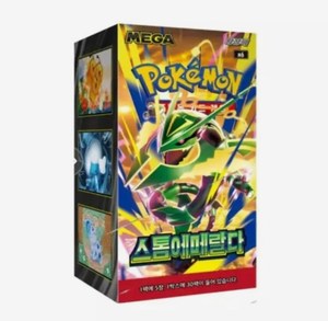 Pokemon TCG Storm Emeralda MEGA Expansion 30 Paquetes Edición Coreana Juego de Cartas Coleccionables - Product Image 3
