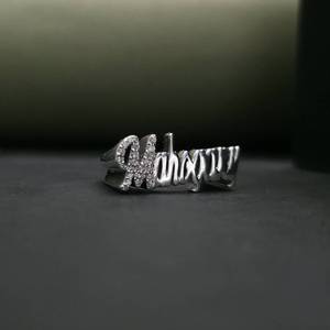 แหวนเพชรสลักชื่อตามสั่ง รับรองโดย IGI แหวนทองคำแท้ 14K สำหรับทุกโอกาส - Product Image 3