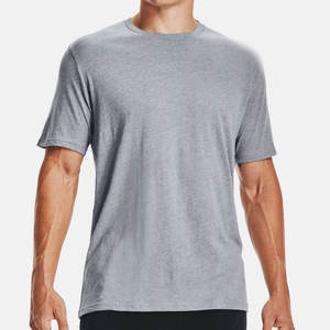 Best Wholesale Top Trendy Custom Men's <b>Black</b> Short Sleeve O Neck <b>T</b> <b>Shirt</b> Solid <b>Plain</b> Knitted Tee by Shahas International - Product Image 5
