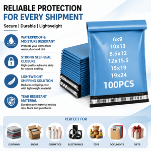 Bolsas de Envío de Poliéster Personalizadas, Sobres de Correo Autosellables Impermeables, Bolsas de Embalaje Resistentes a Desgarros para Mensajería de Comercio Electrónico - Product Image 3