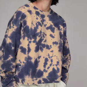 Sweat-shirts à capuche en coton personnalisés pour hommes, coupe oversize, tie-dye, pull-over, vente en gros, logo brodé, polaire, séchage rapide, imprimé pour l'hiver - Product Image 5