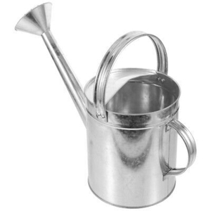 Arrosoir en métal galvanisé pour jardinage, entretien des plantes d'intérieur et d'extérieur, arrosoir durable de style vintage, arrosoir de style farmhouse - Product Image 2
