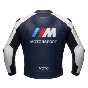 Men’s Cowhide Leather <b>Racing</b> <b>Jacket</b>/Chaqueta MotoCP Style CE Level 2 Armor Motorcycle Track Riding Protective Gear CE - Product Image 2