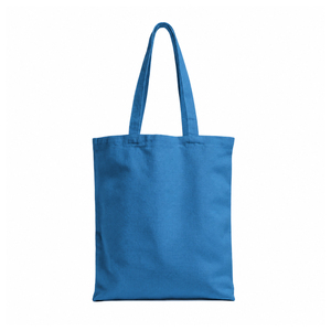 Sac de courses réutilisable et confortable, couleur bleue inspirante, écologique, style simple, à porter à la main - Product Image 1