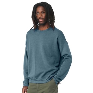 Loose Fit Cotton Crewneck <b>Sweatshirt</b> Unisex Style Small Med Unisex - Product Image 6