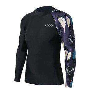 Maillots de bain Rash Guard à manches longues sur mesure en gros, séchage rapide, respirants, protection solaire, vêtements de sport d'extérieur - Product Image 1