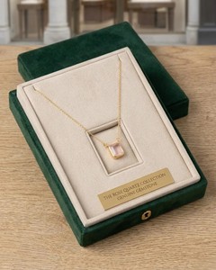 Quartz Pendant Necklace Gold Tone Elegant Gemstone Crystal Pendant Fashion Jewelry Gift For Women Daily - Product Image 4