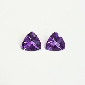 Gema Suelta de Amatista Natural, Corte Trillón, 2.00Ct, Púrpura Violeta, para Joyería, ZUBEDA GEMS JEWELLRY, Piedra de Nacimiento de Febrero - Product Image 2