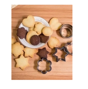 Emporte-pièce en acier inoxydable pour biscuits, outil de cuisine, emporte-pièce de Noël, outil de pâtisserie, emporte-pièce en acier pour gâteaux et biscuits - Product Image 1