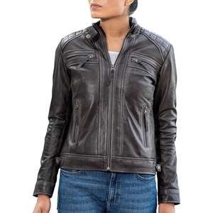 Chaqueta de piel de oveja auténtica para mujer con forro de piel de cabra natural, abrigo de invierno personalizado para mujer - Product Image 1