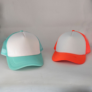 หมวกแก๊ปโฟมแฟชั่นฤดูร้อน หมวกตาข่ายสีตัดกันสำหรับผู้หญิง สไตล์ลำลอง ฤดูใบไม้ผลิ ฤดูร้อน หมวกปรับได้ 6 แผง - Product Image 1