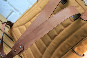 Leather <b>Canvas</b> Backpack Modern <b>Canvas</b> Travel <b>Laptop</b> <b>Bag</b> Wholesale OEM Factory Direct LCB-0080 - Product Image 4