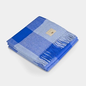 100% Mongolian Sheep Wool Plaid 150×200cm | Natural Wool <b>Throw</b> - Product Image 3
