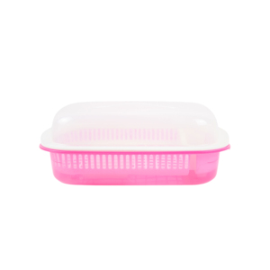 Ensemble de bassines et paniers en plastique avec couvercle, pour le lavage des légumes et des fruits, fabriqué au Vietnam - Product Image 6