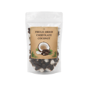 Coco de calidad de exportación con chocolate negro, envasado en bolsas de 100 gramos, paquete de bocadillos crujientes de lujo. - Product Image 1