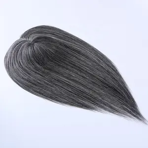 Wholesale Silk Base 100% Unprocessed European Virgin Remy Human Hair Toupee Silk Top Wefted Back Hair Topper