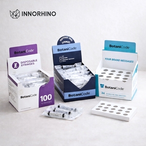 กล่องกระดาษแสดงผลแบบกำหนดเองสำหรับชุดฉีดยาเปปไทด์ พร้อมแผ่น EVA/กระดาษแข็งแบบสั่งทำพิเศษ รับผลิตแบบ OEM/ODM - Product Image 2