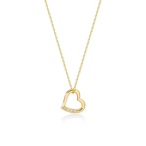 Premium Design 0.50CT Lab Grown Diamond Heart Shape Cut <b>Pendant</b> Necklace for Women's Anniversary Wedding Party 14K <b>Solid</b> <b>Gold</b> - Product Image 1