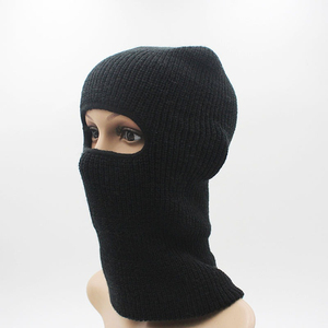 Unisex Design Men Outdoor Warm Custom Black Balaclava 1 Hole Face Cover Cheap Balaclava Hat Knitted <b>Ski</b> <b>Mask</b> - Product Image 4