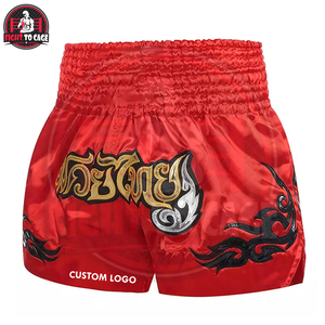 Ropa Deportiva de Boxeo y Artes Marciales Sublimada, Elástica y Transpirable, 100% Poliéster, Cómoda, Nueva Llegada, Muay Thai - Product Image 3