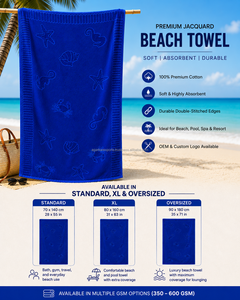 ผ้าขนหนูชายหาดผ้าฝ้าย 500 กรัม ขนาด 70 x 140 ซม. รับทำโลโก้ แบรนด์ส่วนตัว รับผลิตแบบ OEM ODM ขายส่งจากโรงงาน - Product Image 2