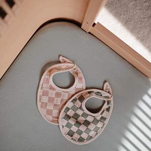 Bavoirs en mousseline pour nouveau-nés 95% bambou 5% élasthanne Douceur et confort extensibles - Product Image 4