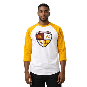Camiseta de Béisbol con el Escudo de la Liga Kappa Alpha Psi, Ropa de Fraternidad Griega Dorada con Diseño Clásico, Estilo Atlético de Primera Calidad y Comodidad - Product Image 1