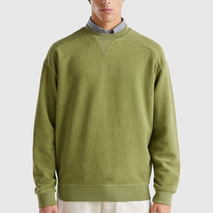 Sudadera de Forro Polar para Hombre, Estilo Urbano, Cierre de Cremallera, Corte Regular, 100% Algodón, Transpirable, Ecológica, Invierno, OEM, Venta al Por Mayor - Product Image 2