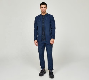 <b>Mens</b> Winter <b>Thin</b> Lightweight Windproof Softshell <b>Jacket</b> Zip-Up Hooded Outdoor Coat with Pockets for Running Travel - Product Image 5