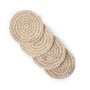 Best Crafted Design Rattan Coaster Jute Coaster Rope Coaster Place Mats Woven Rattan Coaster Mats At very reasonable Price - Product Image 1