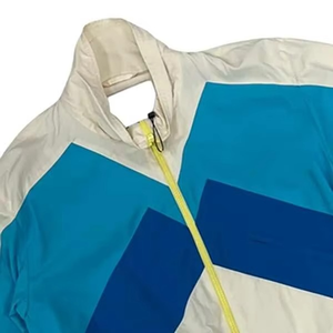 Custom Design Unisex Color Blocking Hooded <b>Windbreaker</b> Jacket and Short Set Coated Camouflage Polyester/Cotton Formal - Product Image 4