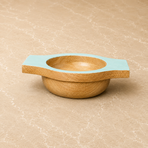 Tazón de Madera Premium para Servir Chips y Salsas, Plato para Aperitivos de Doble Uso, Apto para Alimentos, Moderno, para Cocina - Product Image 1