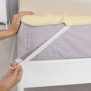 Breathable Polyester Knitted 4 Corner Elastic Mattress Protector Deep Corner Support Comfortable Feel Premium Fabric Quality - Product Image 2