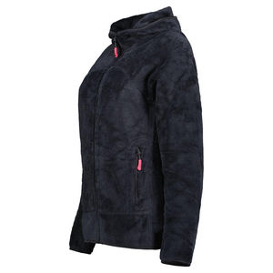 Chaqueta Deportiva Personalizada para Mujer, Chaqueta Varsity de Invierno, Forro Polar Cálido, con Cordón Ajustable, Chaqueta para Exteriores - Product Image 3