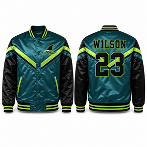 Chaqueta de Satén Unisex al por Mayor, Prenda Personalizada, Ropa Deportiva, Urbana, de Club, para Eventos, Viajes, Primavera, Todas las Temporadas, Manga Larga - Product Image 2
