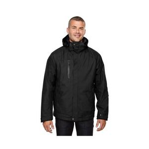 Venta al por mayor de calidad superior de invierno chaqueta de concha suave con capucha para los hombres con logotipo personalizado de material impermeable ecológico y de secado rápido - Product Image 1