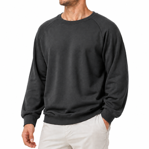 Custom College Crew Sweat Shirt Premium Cotton Blend OEM Apparel Manufacturer Private Label Wholesale Lifestyle Wear - Product Image 3