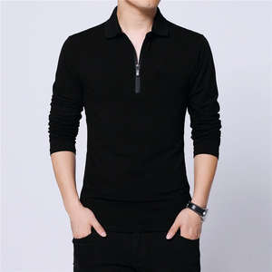 Nouveaux Polos de Luxe à Manches Longues pour Hommes, Coupe Classique, T-shirts Décontractés pour Hommes, Streetwear Léger, Hauts Vintage - Product Image 4