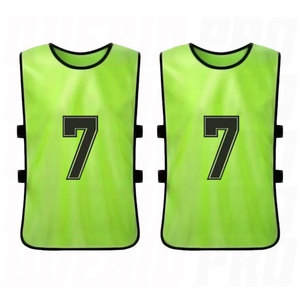 Último Diseño en Ropa Deportiva, Petos de Fútbol de Malla, Chaleco de Entrenamiento de Material Sólido, Jersey de Práctica Ligero y Transpirable para Equipos de Fútbol - Product Image 4