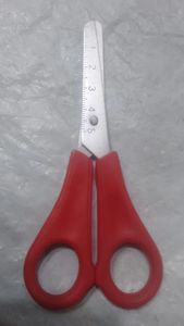 Children Kids Safety <b>Scissors</b> Blunt Tip Kids School Craft <b>Scissors</b> With Cm Scale <b>Left</b> And Right <b>Hand</b> Use For Paper Cutting - Product Image 2