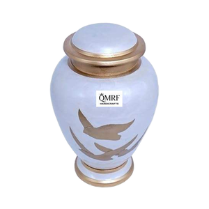 Meilleure qualité artisanat indien Antique en aluminium classique urnes en gros urnes de crémation cendres métal laiton matériel bas prix - Product Image 1