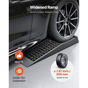 4 rampes de levage pour voiture de 2,56 m de hauteur, capacité de 20 000 lb, profil bas, robuste, support de véhicule portable pour garage à domicile - Product Image 5