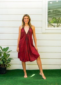 Tie Dye Maxi Dress con diseño de moda Woven Casual Wear con mangas Sweet Style ¡Compre ahora! Exportado por distribuidores - Product Image 6