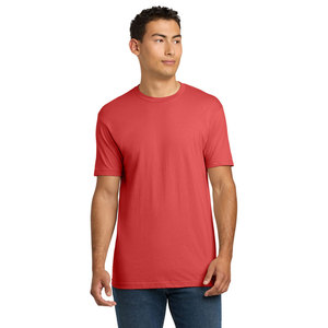 T-shirts rouges de mode pour hommes en gros, inspirés de la collection Level, coupe ajustée, 100% coton 180g, logo personnalisé, livraison DDP en vrac dans le monde entier - Product Image 3