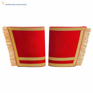 Colección de Regalia Masónica Magnética Ecológica con Logotipo Personalizado Directo de Fábrica, Puños de Regalia Masónica con Bordado Fino para Vestido Ceremonial - Product Image 1