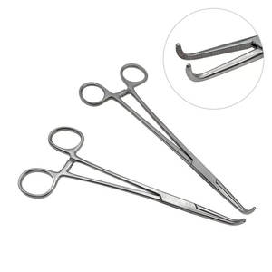 Pinzas Hemostáticas Quirúrgicas, Pinza para Pedículo Renal, Pinza de Bloqueo para Arteria, Instrumento de Cirugía General de Acero Inoxidable, Certificado CE - Product Image 6