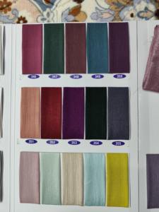 Premium Soft Fandy Silk Textile 44 Inch Wide Flowing Fabric for Sarees Kurtis Dresses and Fashion Garment Creations - Product Image 3