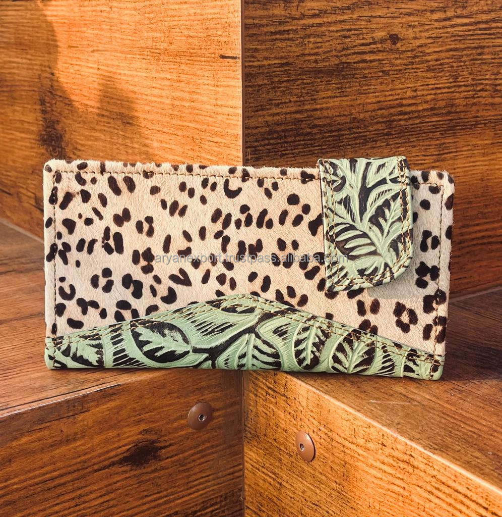 Brown With Green Embossed